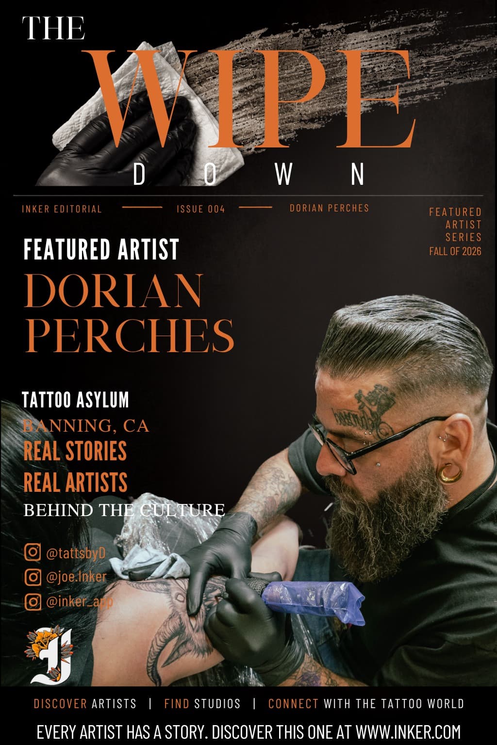 Latest Wipe Down cover: Dorian Perches